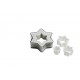 Pastry Cutters 5 Plain Stars